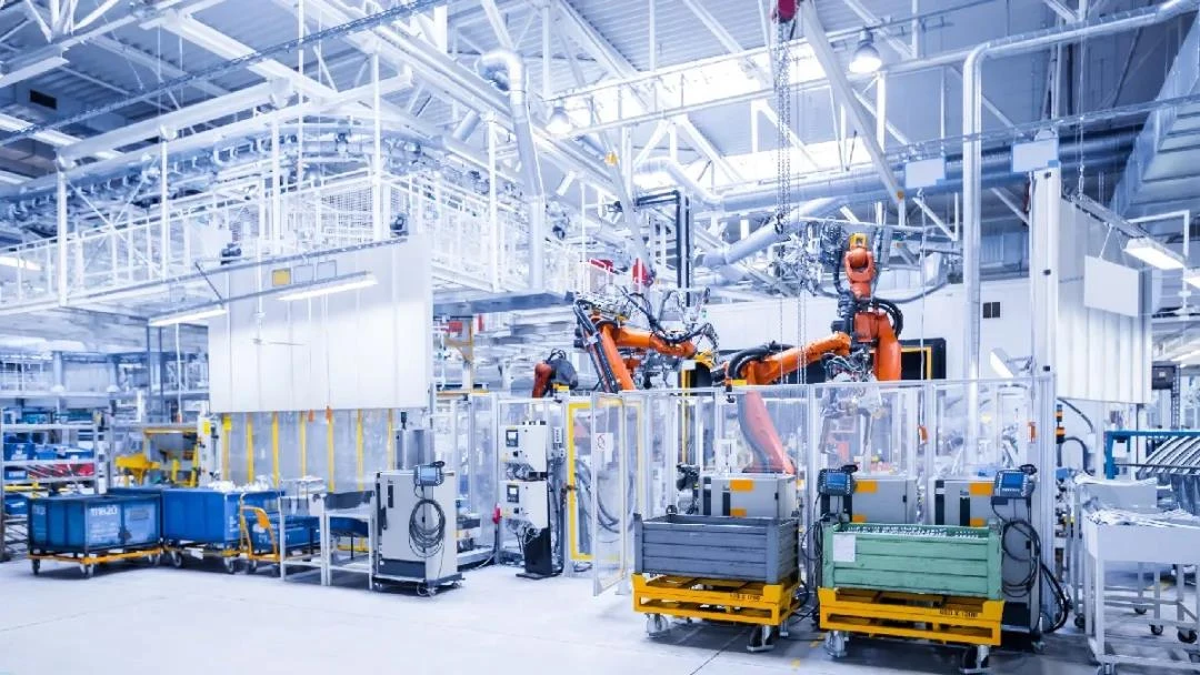 Illustrative view of an industrial manufacturing environment